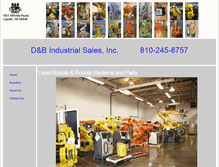 Tablet Screenshot of dbindustrialsales.com